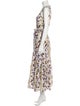 Gentile Catone Floral Print Long Dress