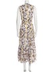 Gentile Catone Floral Print Long Dress