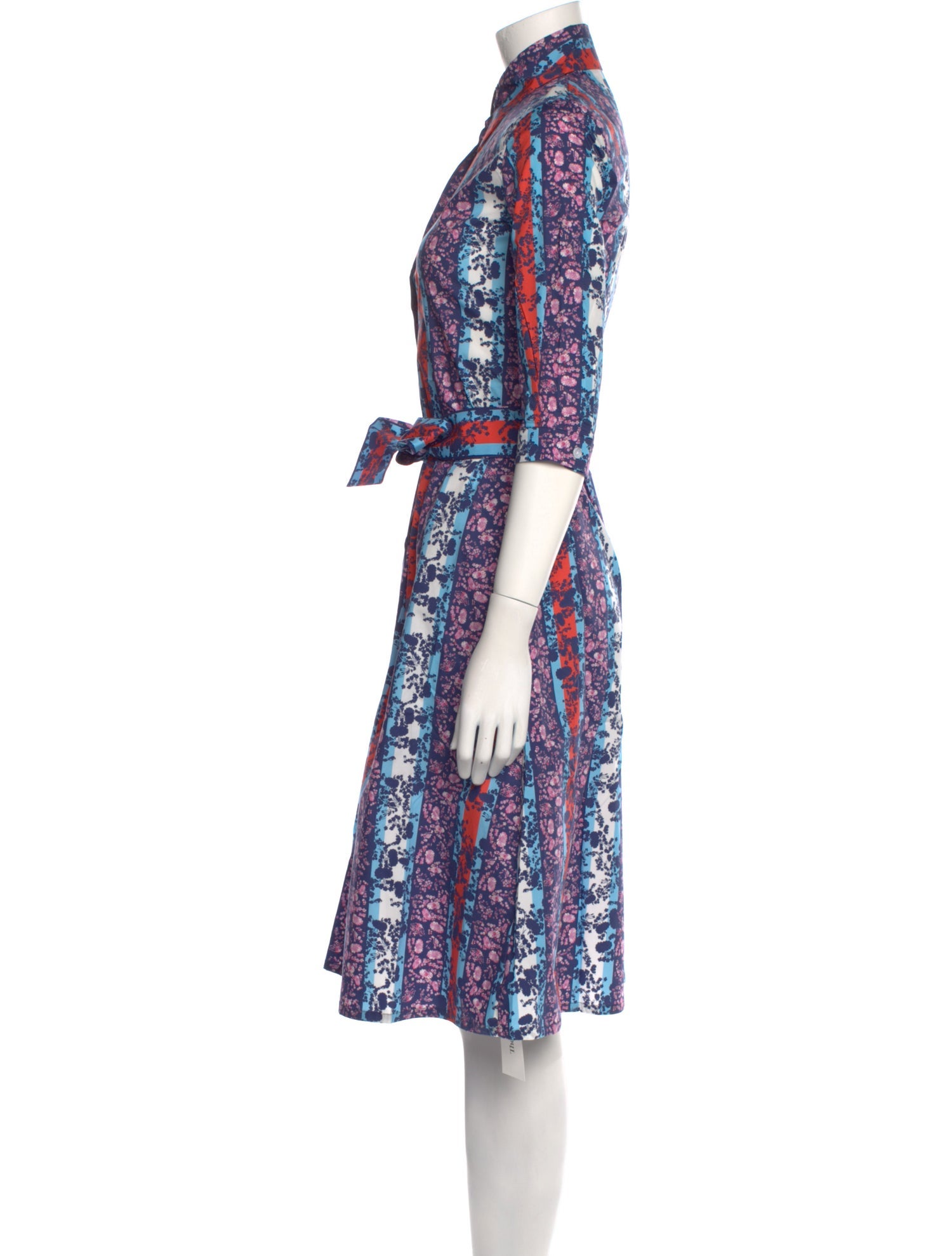 Gentile Catone Floral Print Midi Length Dress