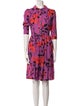 Gentile Catone Floral Print Knee-Length Dress