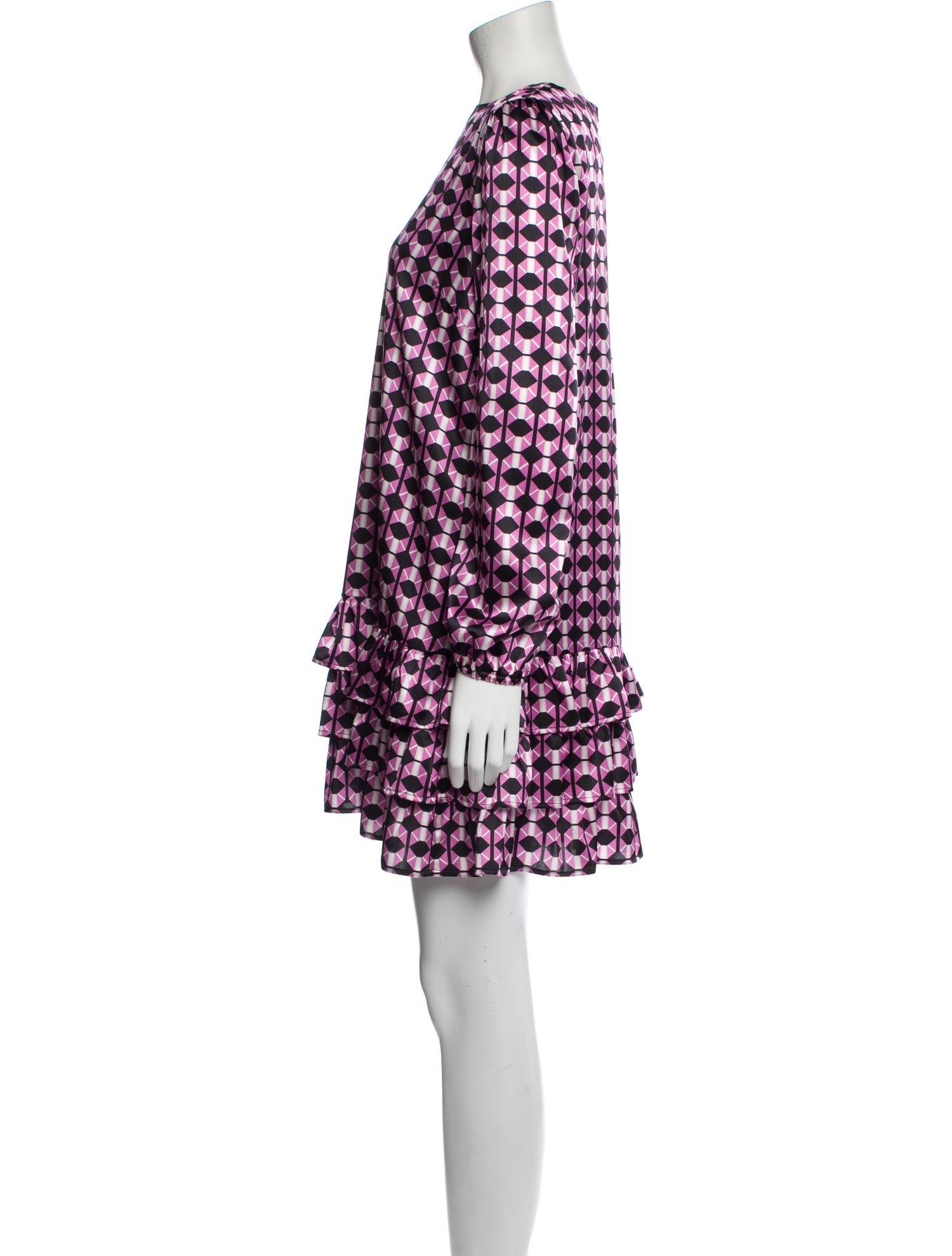 Gentile Catone Printed Midi Length Dress w/ Tags