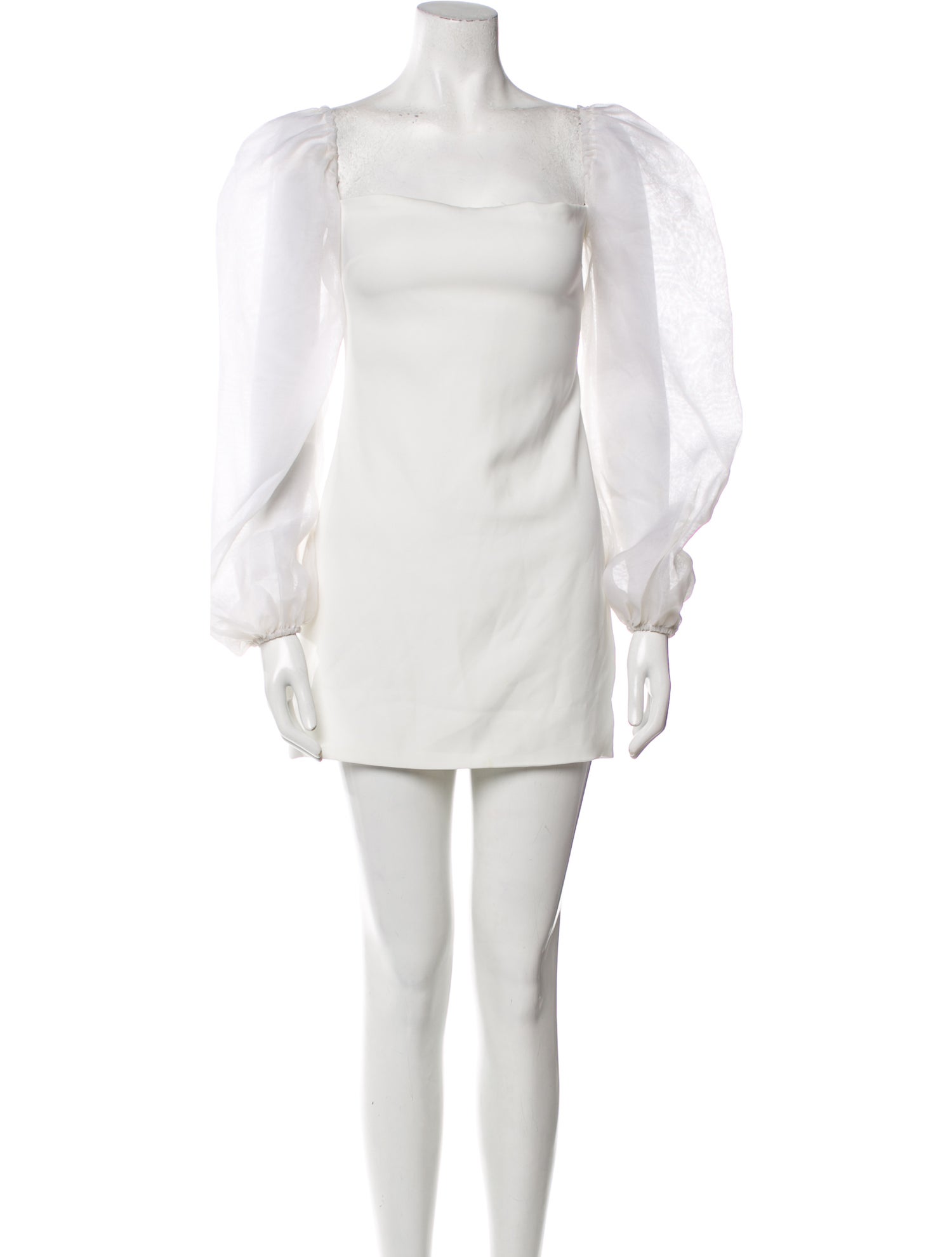 Geraldine Lustgarten Square Neckline Mini Dress