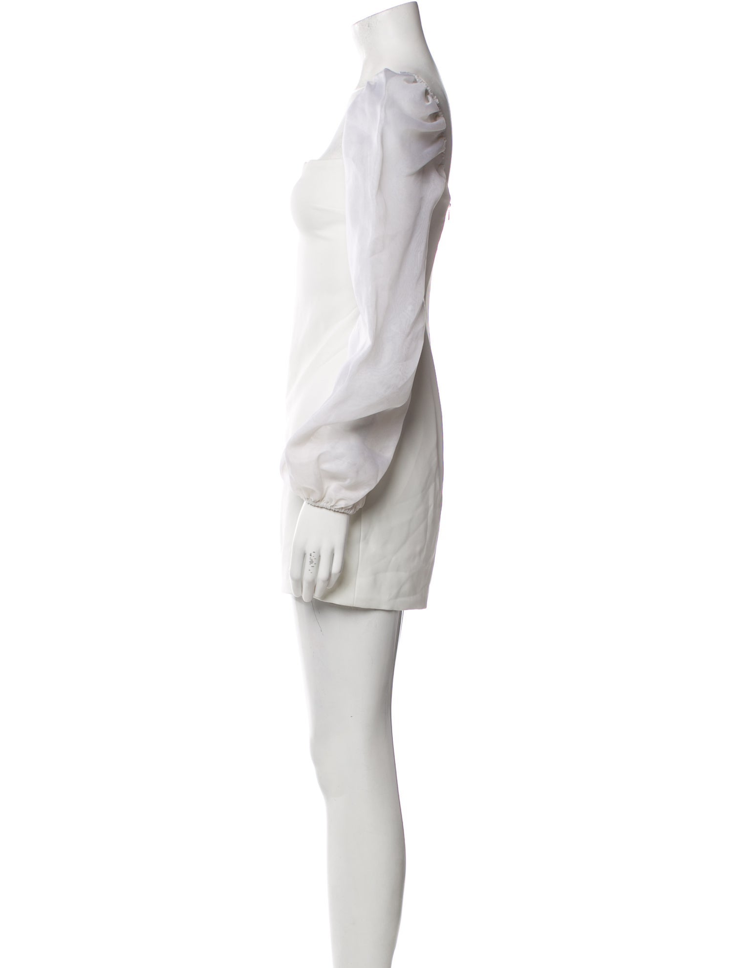 Geraldine Lustgarten Square Neckline Mini Dress