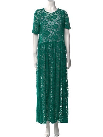 Geraldine Lustgarten Dresses Lace Pattern Long Dress L