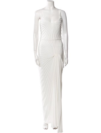 Georgia Hardinge Scoop Neck Long Dress