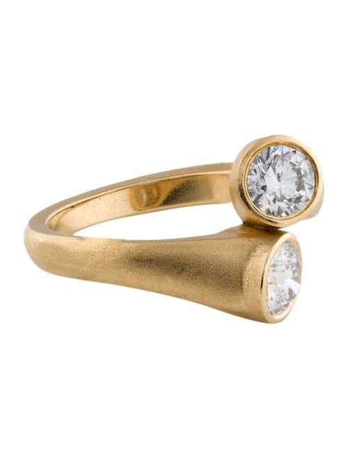 Geoffrey Good 18K 1.01ctw Diamond Toi Et Moi Ring