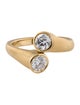 Geoffrey Good 18K 1.01ctw Diamond Toi Et Moi Ring
