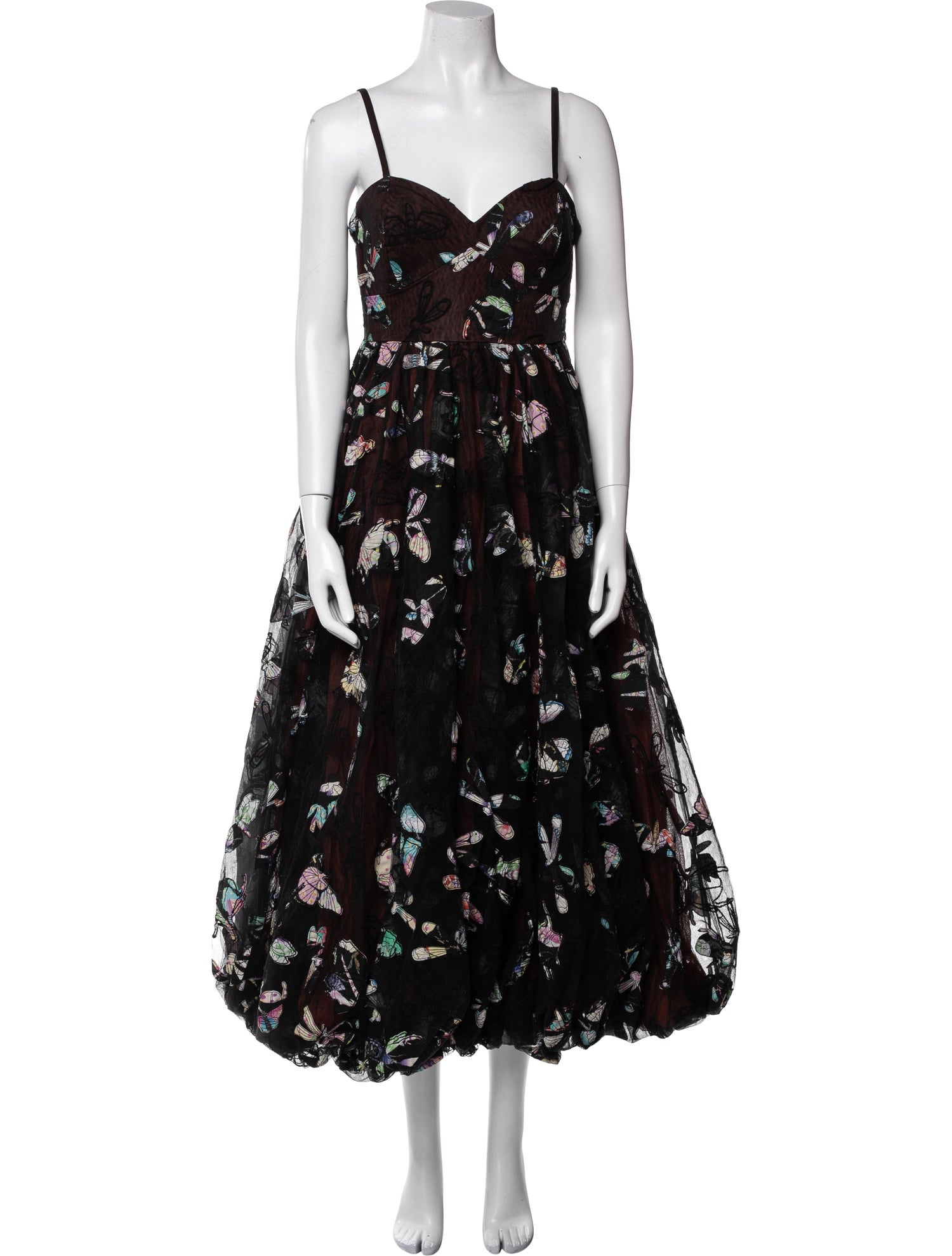 Geisha Designs Floral Print Long Dress