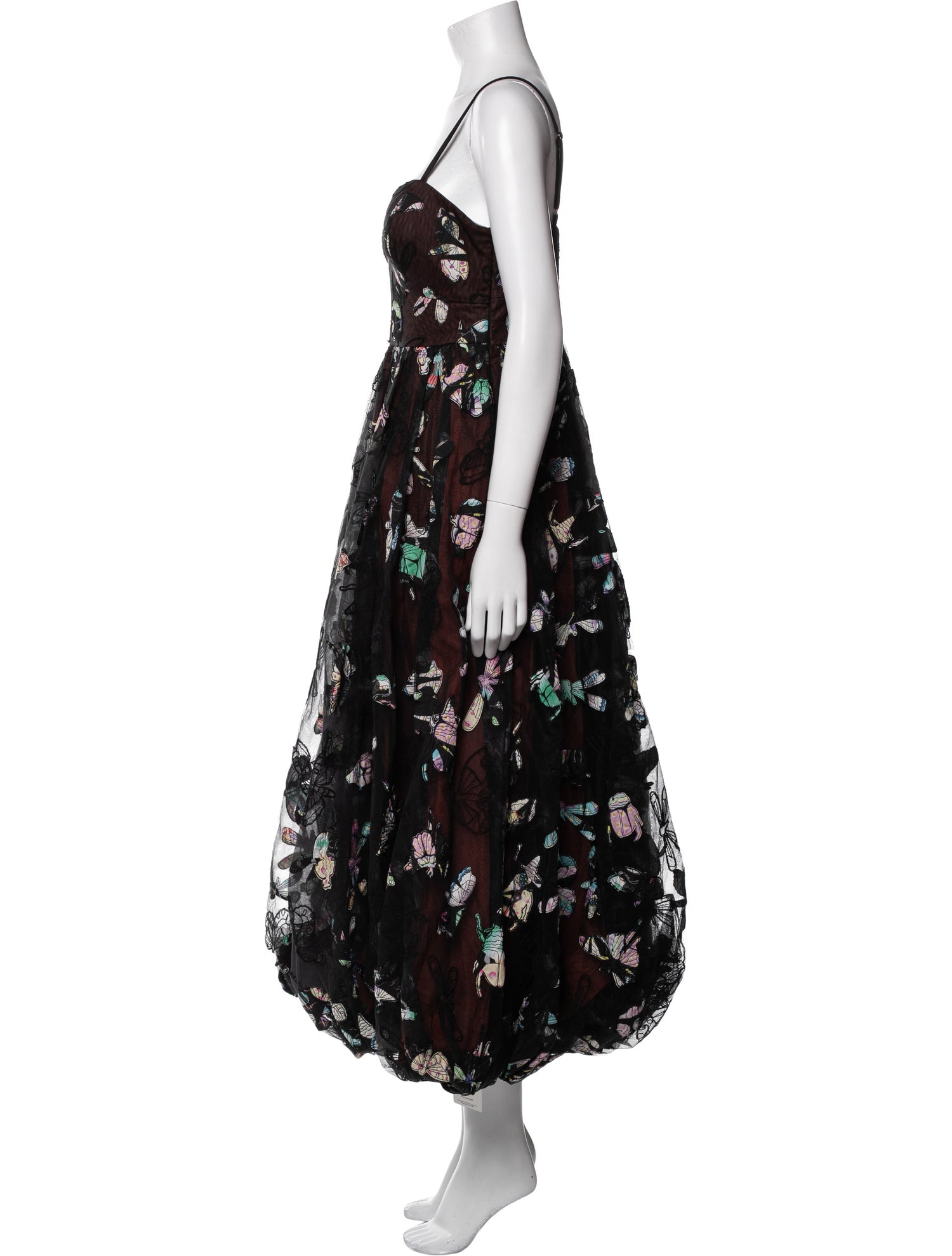 Geisha Designs Floral Print Long Dress