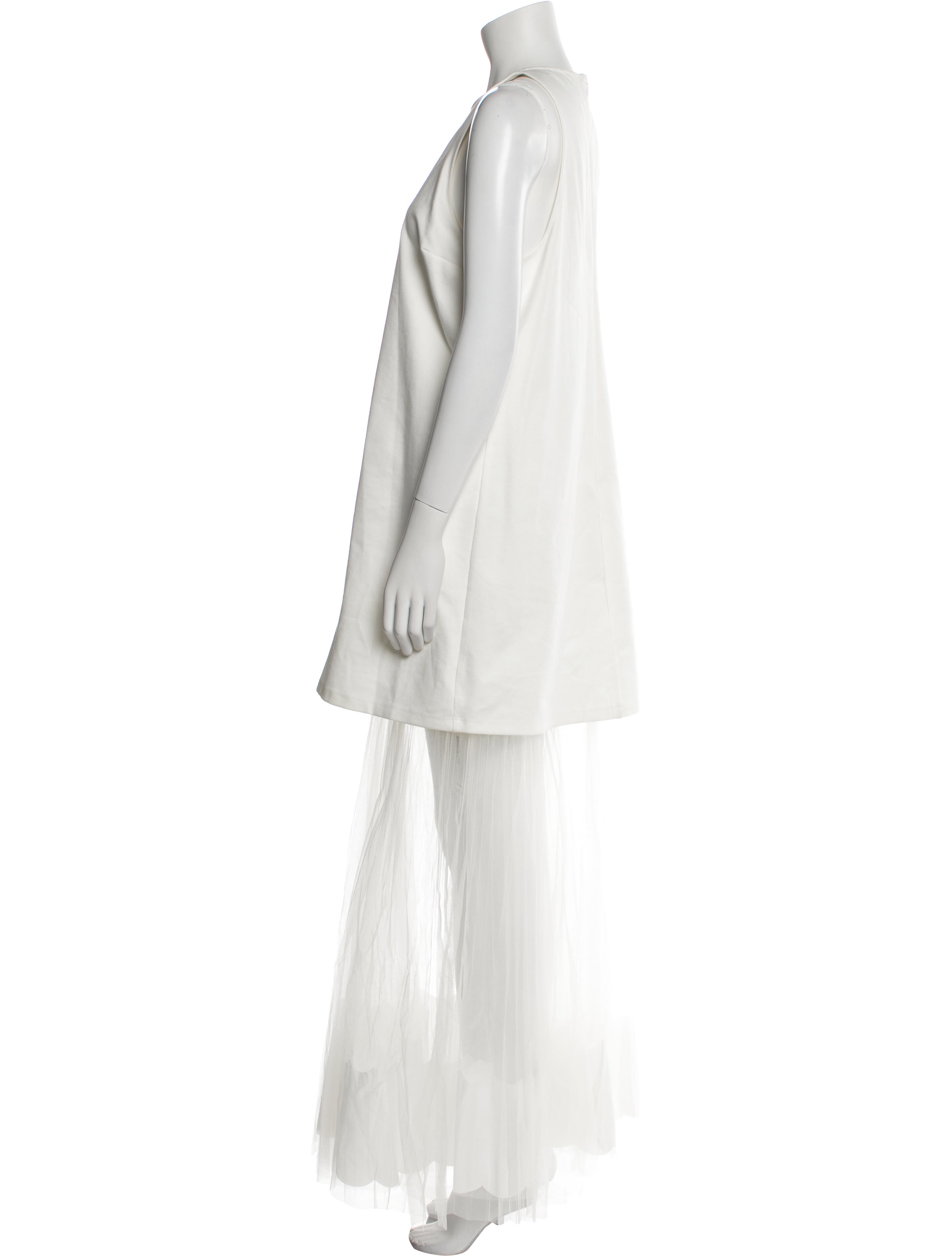 Geisha Designs Crew Neck Long Dress