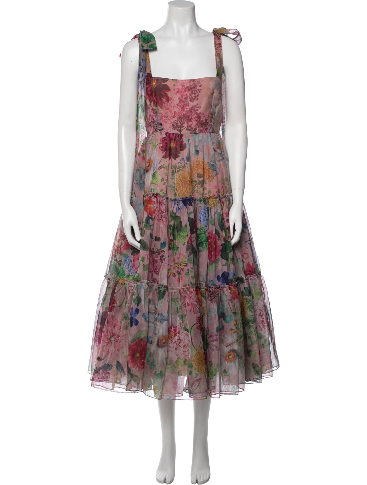 Geisha Designs Floral Print Long Dress