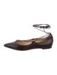 M. Gemi Leather Lace-Up Flats