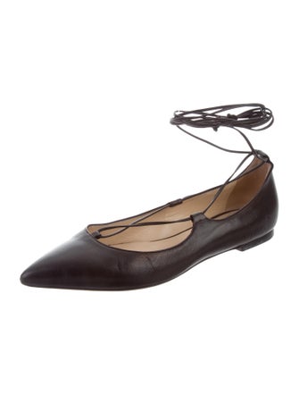 M. Gemi Leather Lace-Up Flats