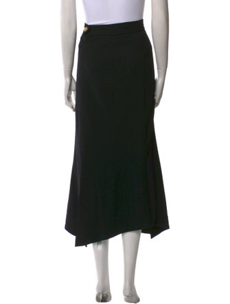 Gemma Kahng Wool Midi Length Skirt
