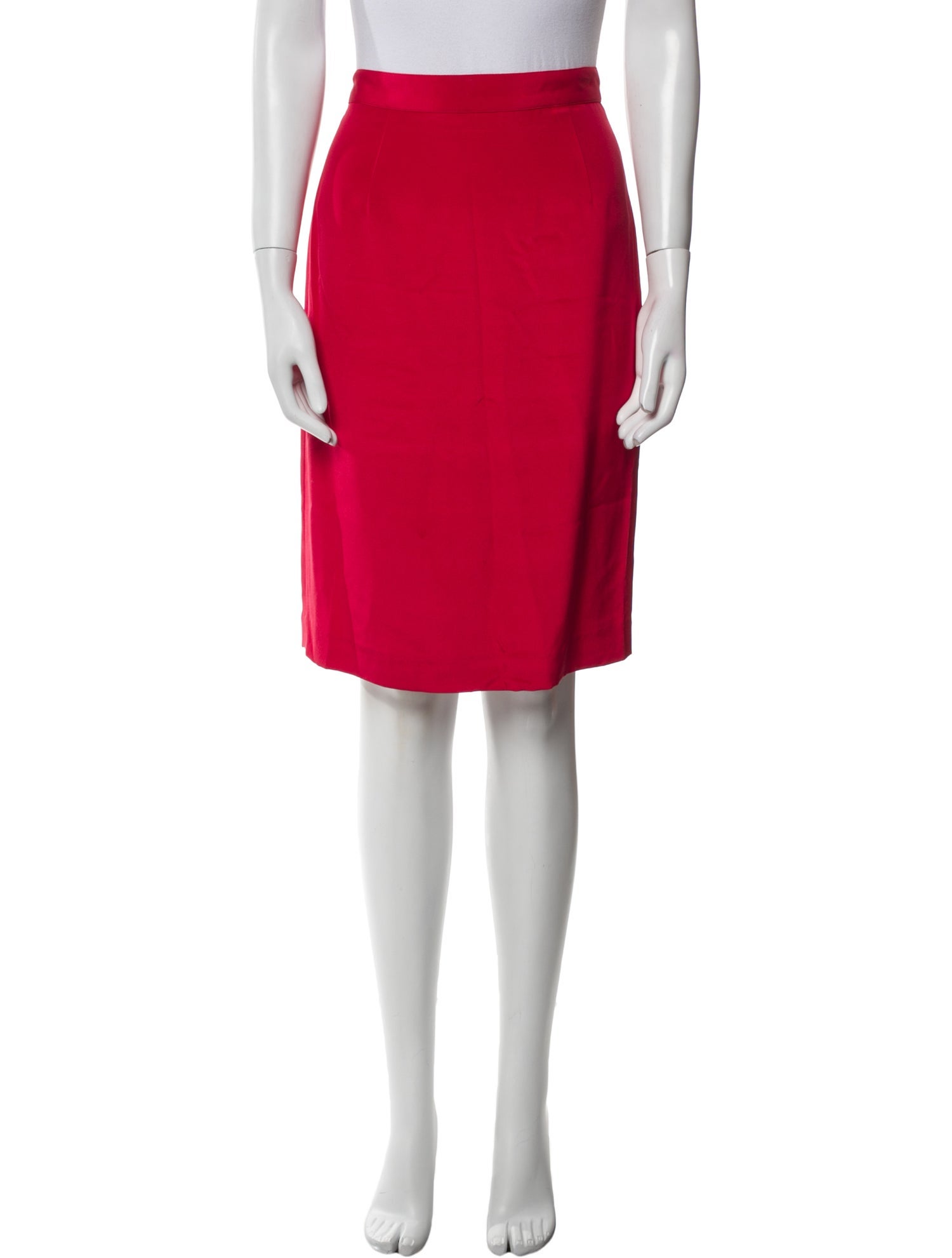 Gemma Kahng Silk Knee-Length Skirt