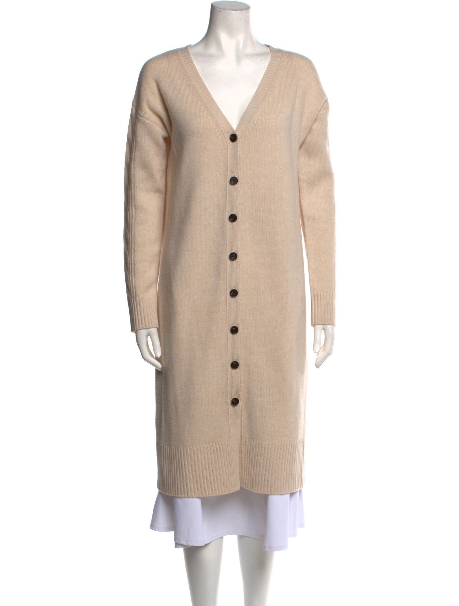 Gentle Herd Wool Plunge Neckline Sweater