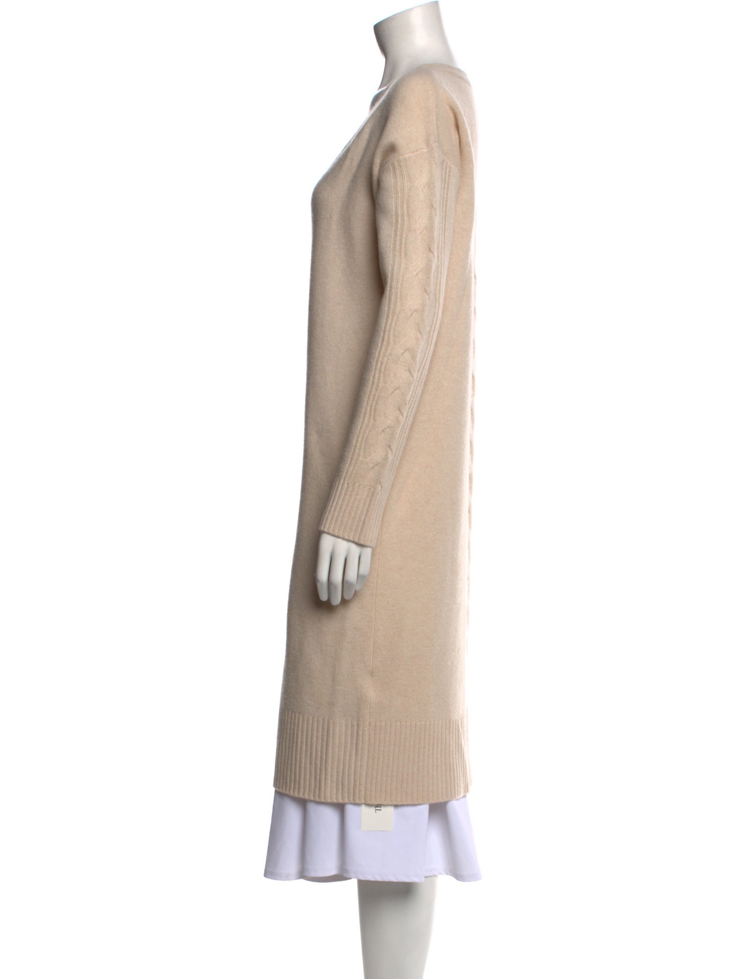 Gentle Herd Wool Plunge Neckline Sweater