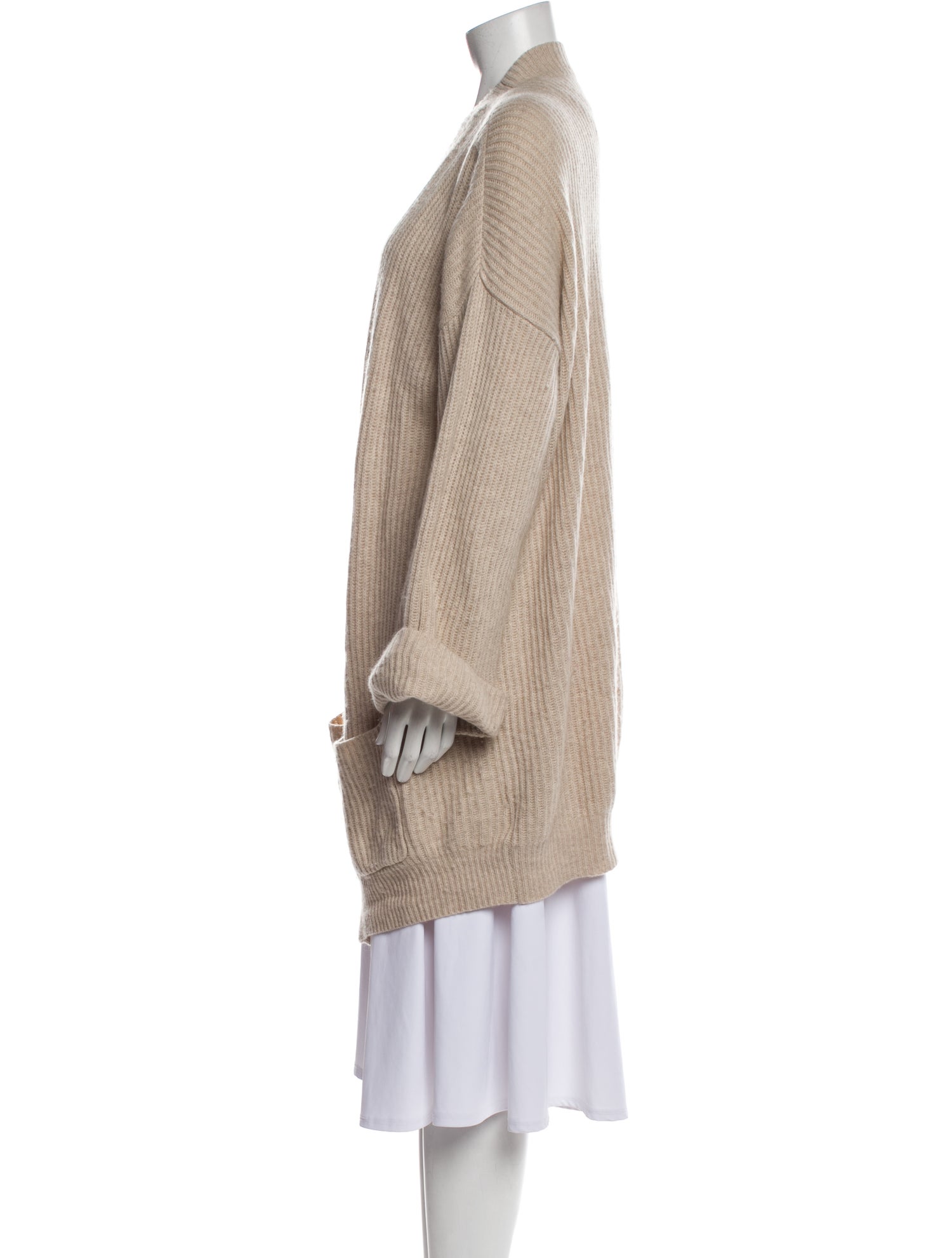 Gentle Herd Cashmere Open Front Sweater