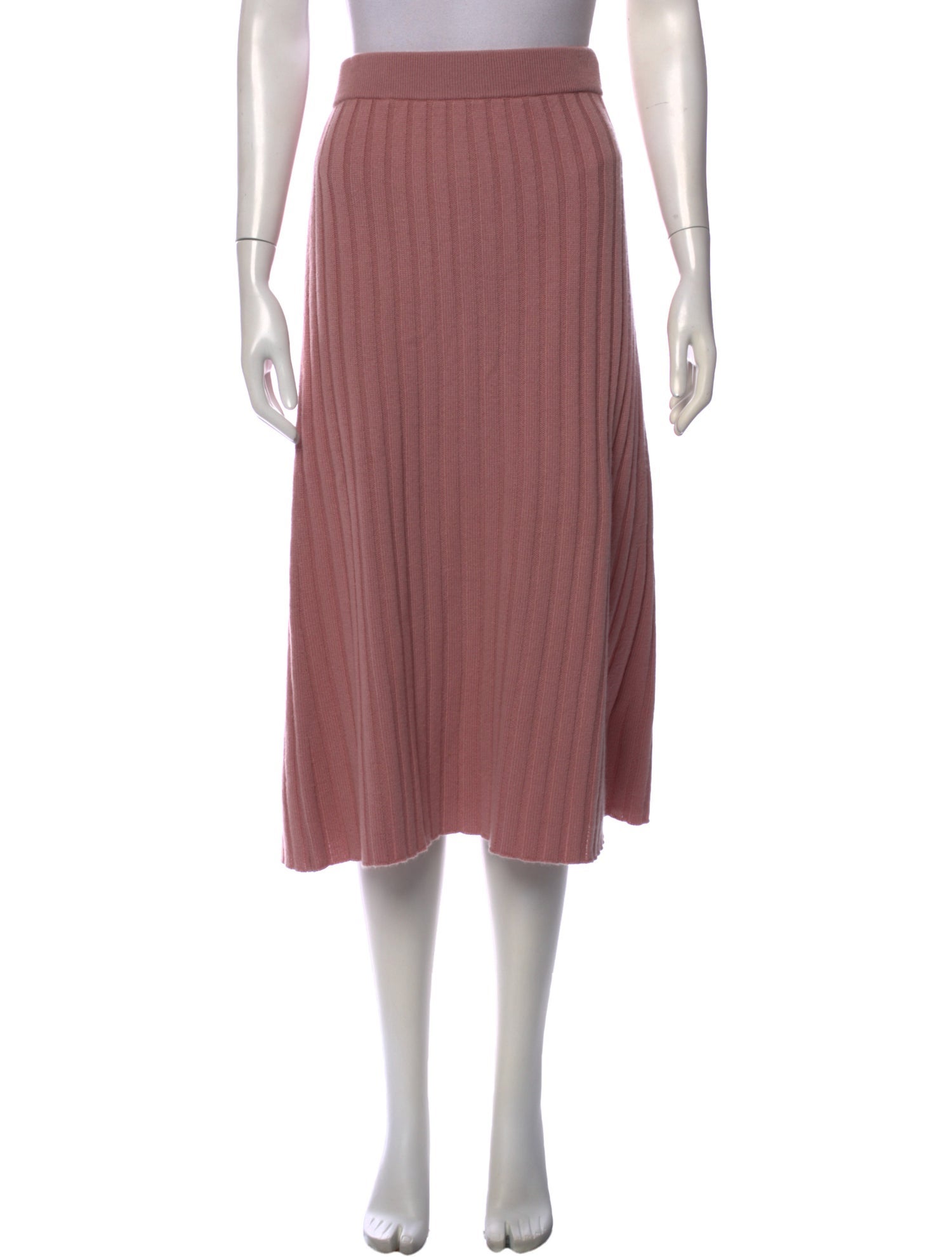 Gentle Herd Cashmere Midi Length Skirt