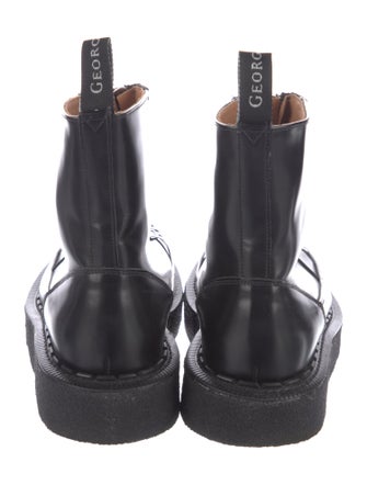 George Cox Skipton Leather Lace-Up Boots