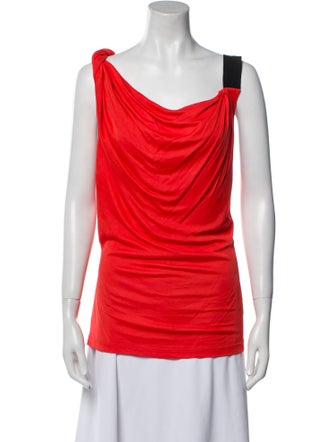 GF Ferre Cowl Neck Sleeveless Top