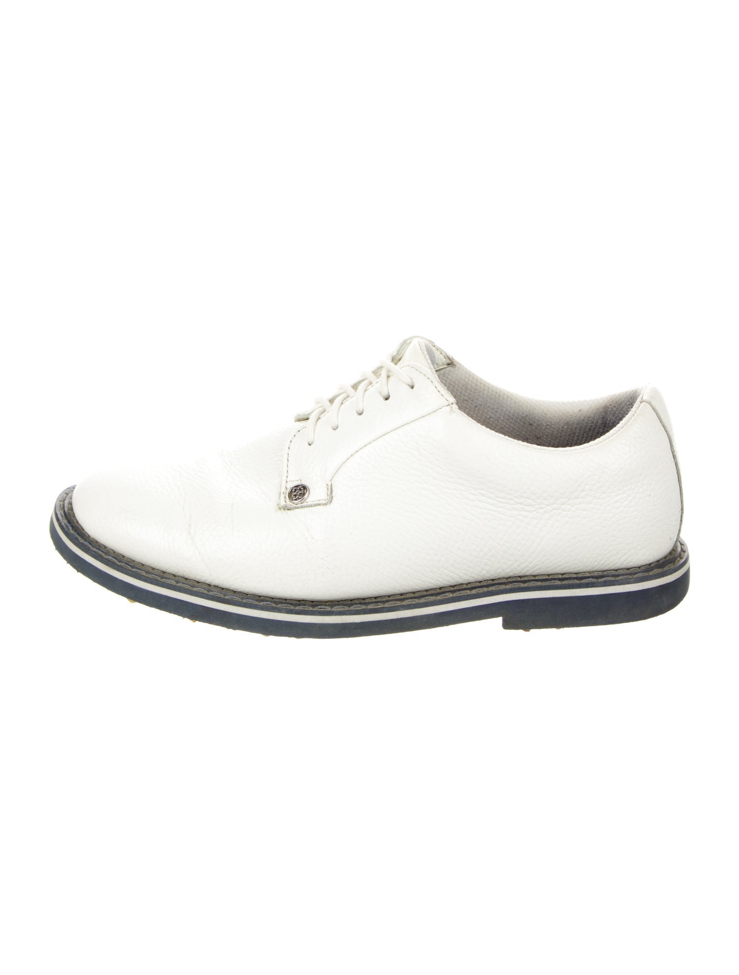 G/Fore Leather Derby Shoes White Oxfords, Shoes WGFOR21048 The