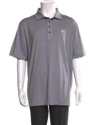 G/Fore Polos Striped Collar Polo Shirt XXL