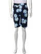 G/Fore Floral Print Flat Front Shorts