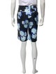 G/Fore Floral Print Flat Front Shorts
