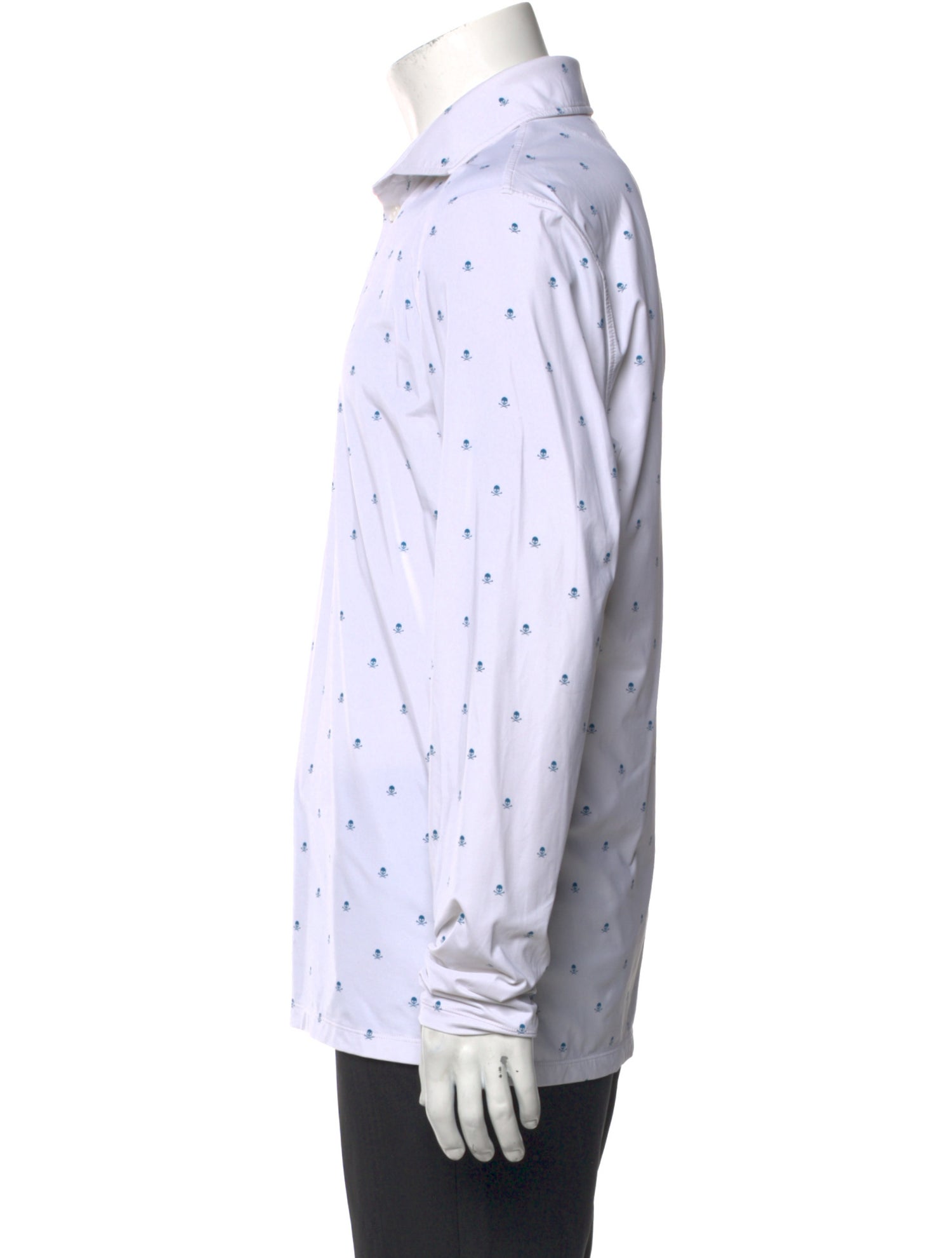 G/Fore Printed Collar Polo Shirt