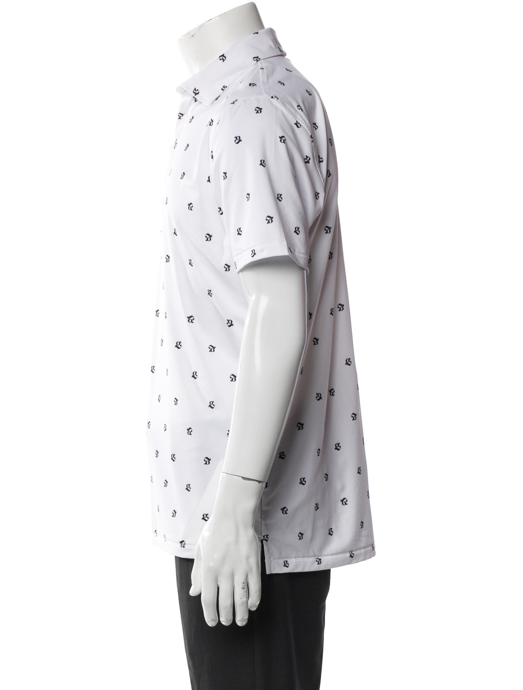 G/Fore Printed Collar Polo Shirt