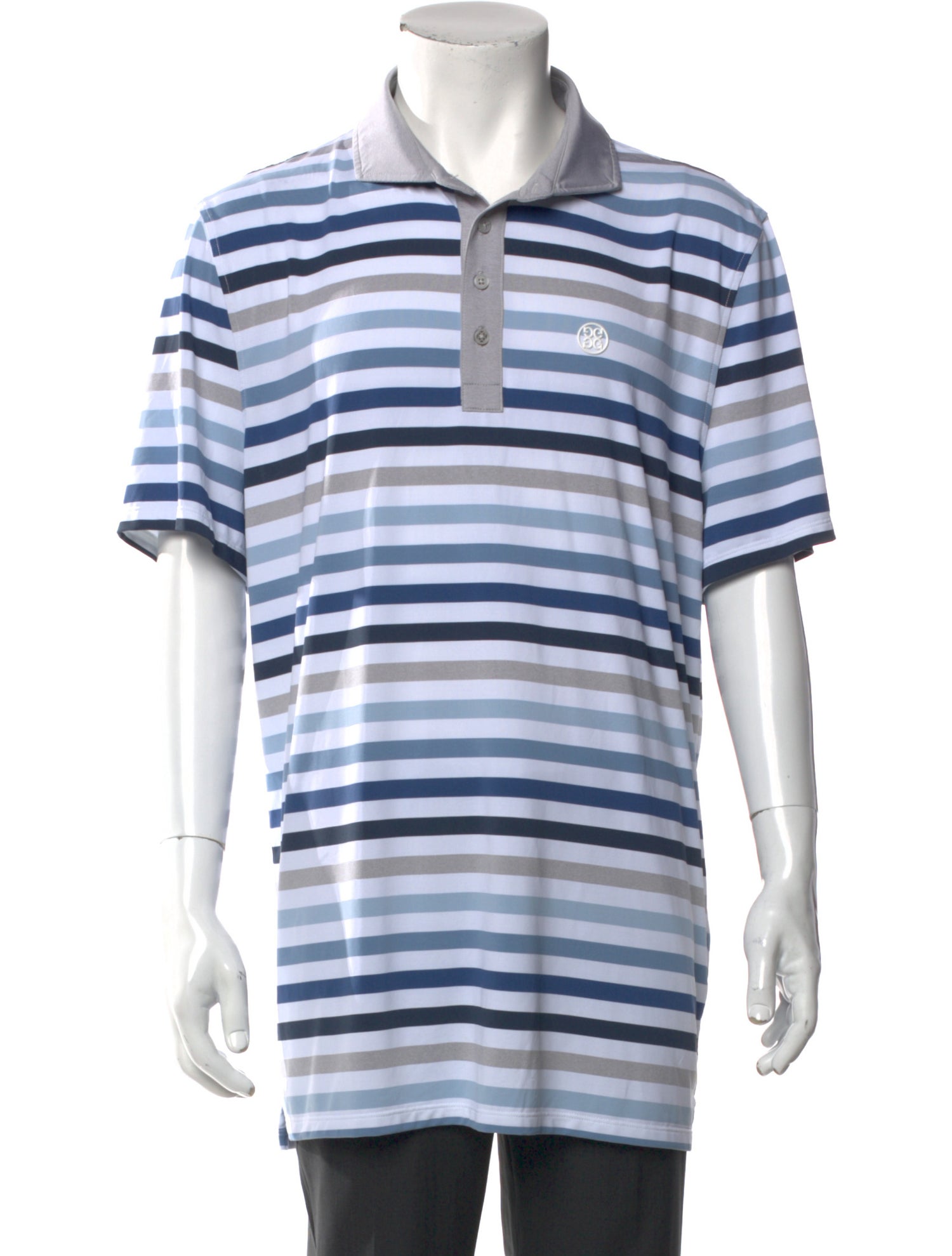 G/Fore Striped Short Sleeve Shirt
