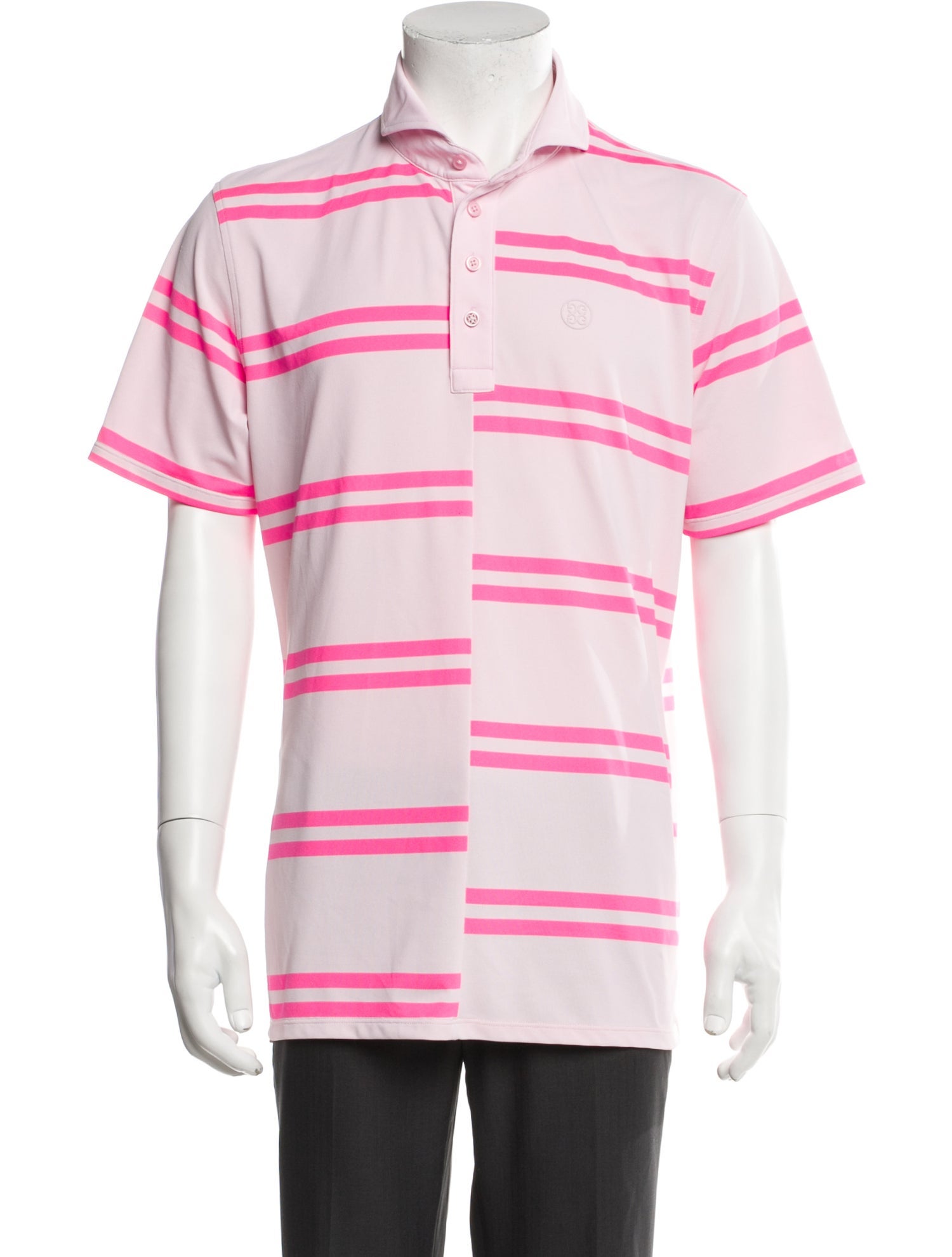 G/Fore Striped Short Sleeve Shirt