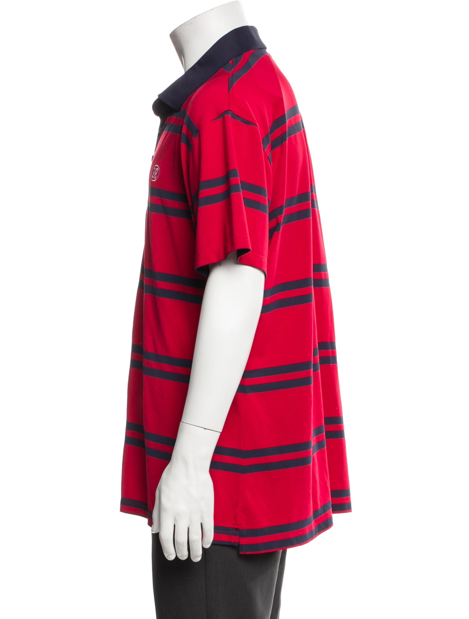 G/Fore Striped Short Sleeve Shirt