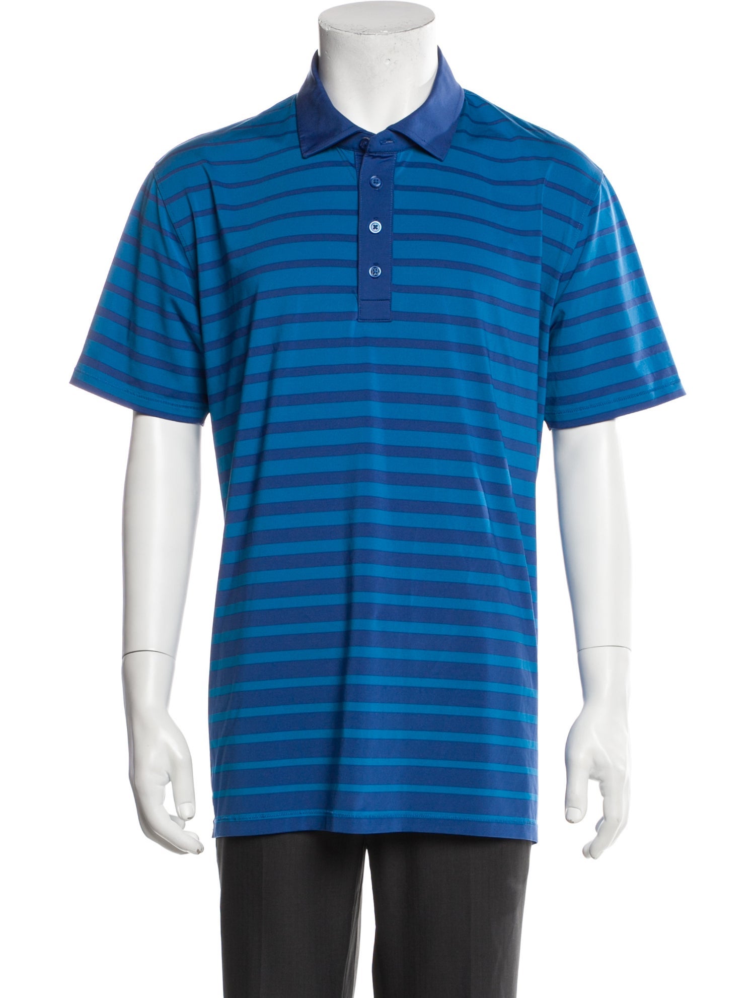 G/Fore Striped Short Sleeve Shirt