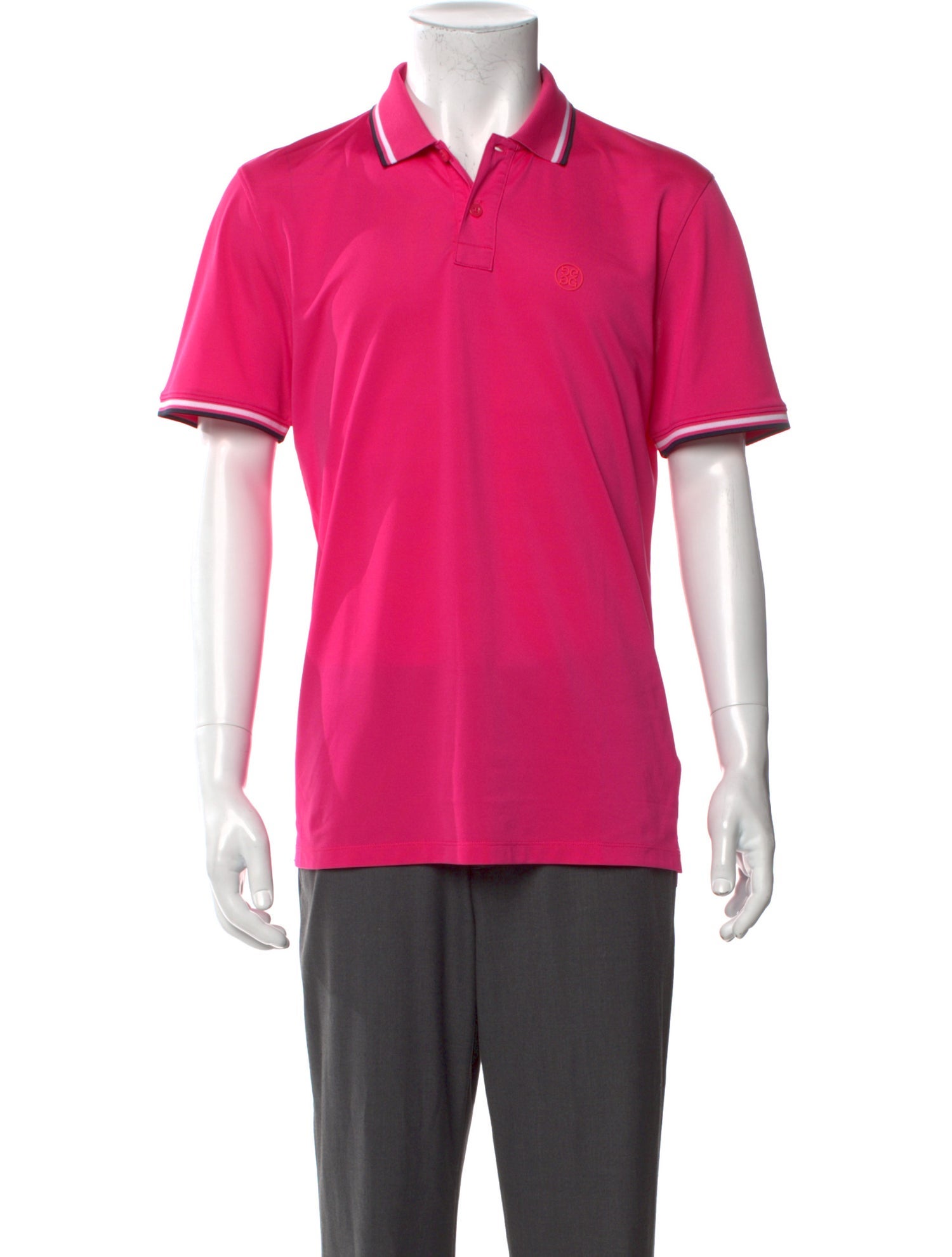 G/Fore V-Neck Short Sleeve Polo Shirt