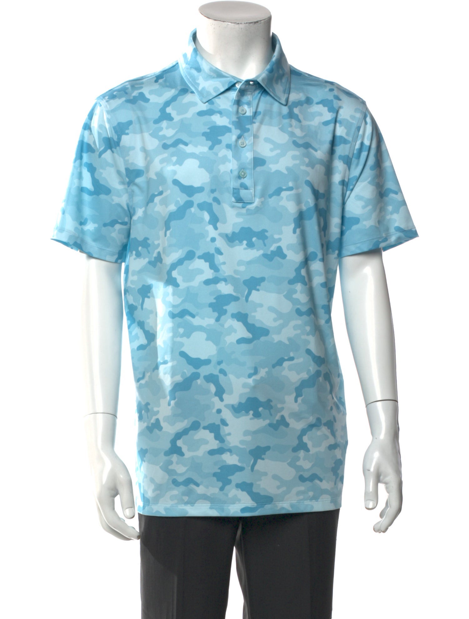 G/Fore Printed Collar Polo Shirt