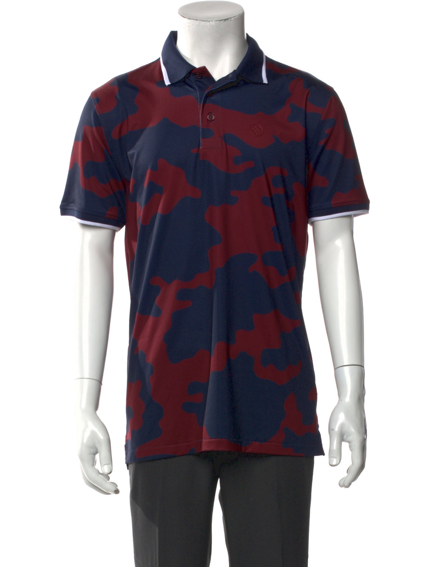 G/Fore Printed Collar Polo Shirt