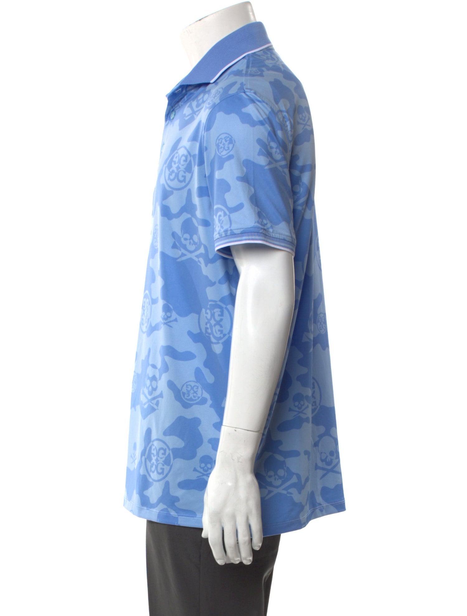 G/Fore Printed Collar Polo Shirt