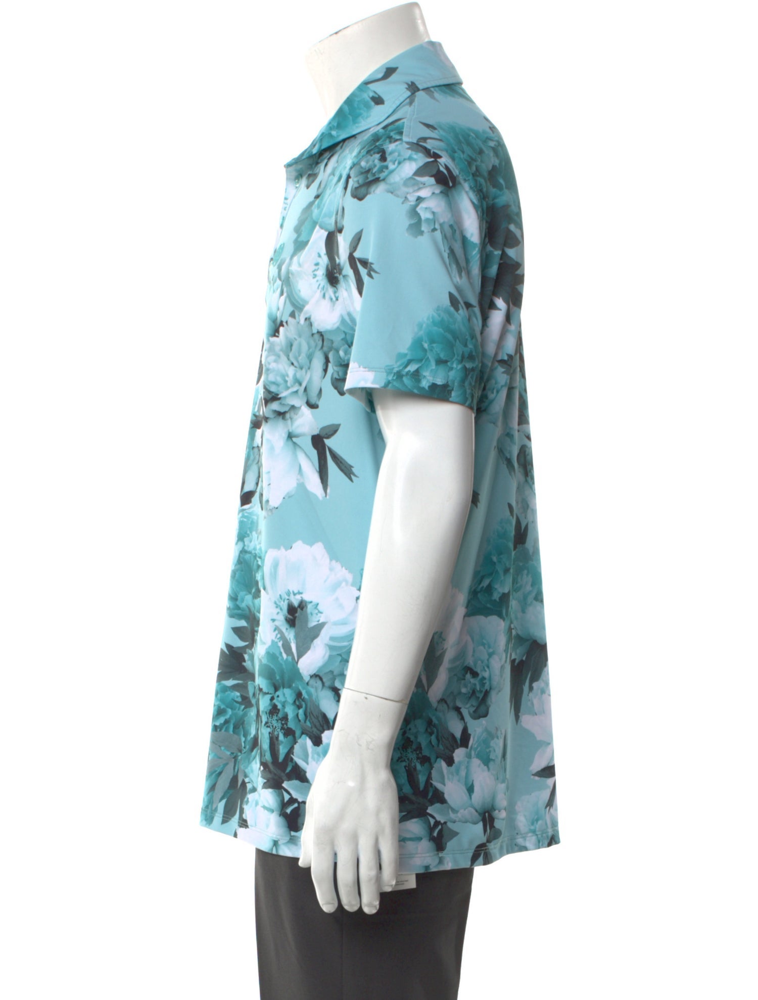 G/Fore Floral Print Collar Polo Shirt