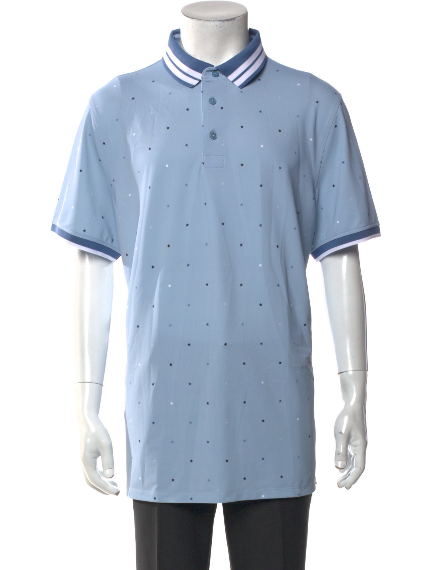 G/Fore Printed Collar Polo Shirt