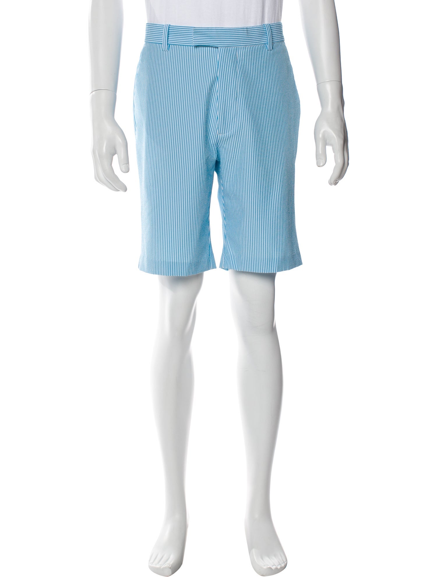 G/Fore Striped Flat Front Shorts