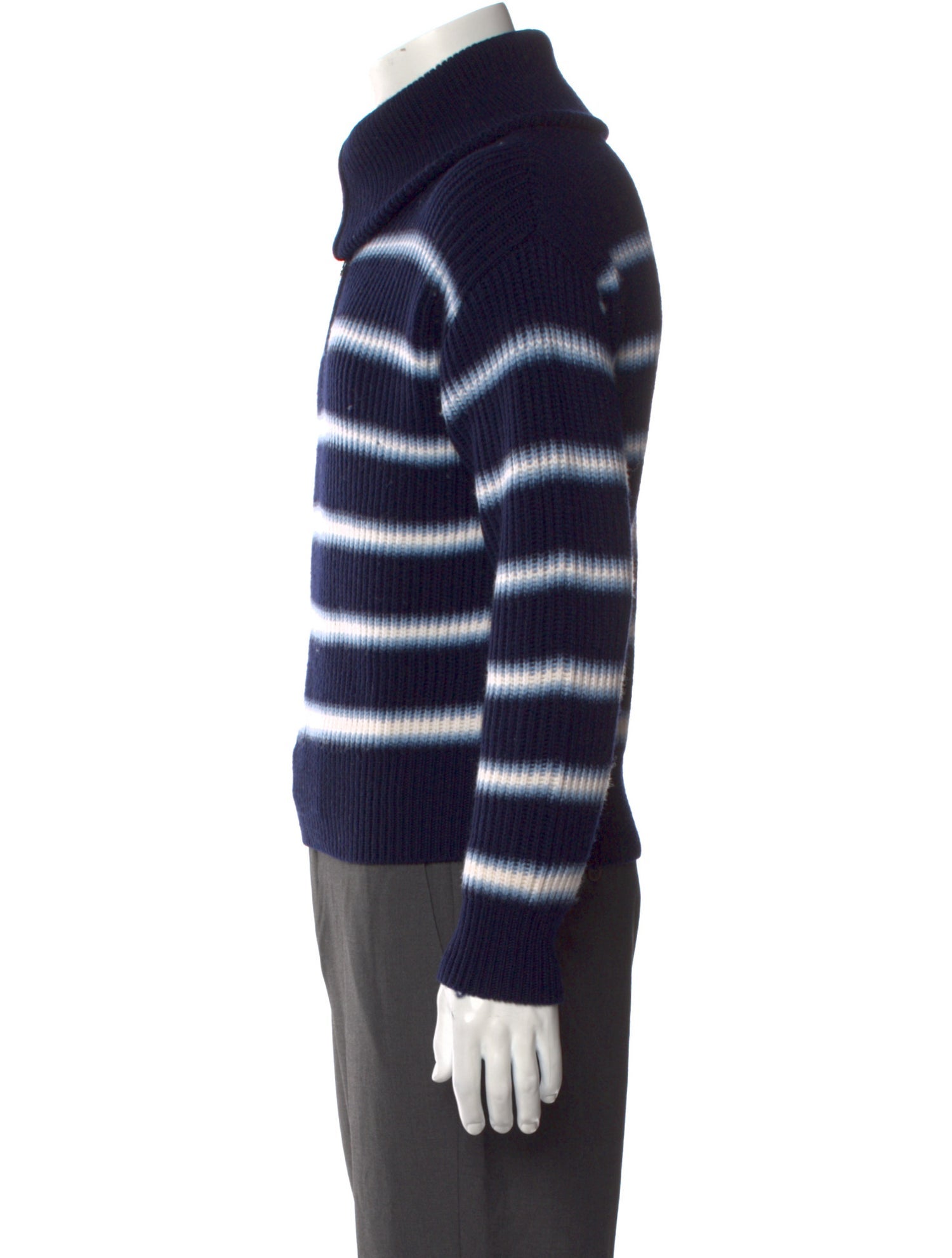 G/Fore Wool Striped Polo Sweater