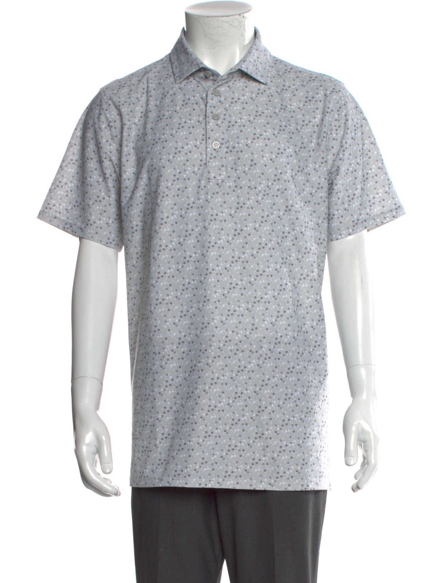 G/Fore Printed Crew Neck Polo Shirt w/ Tags
