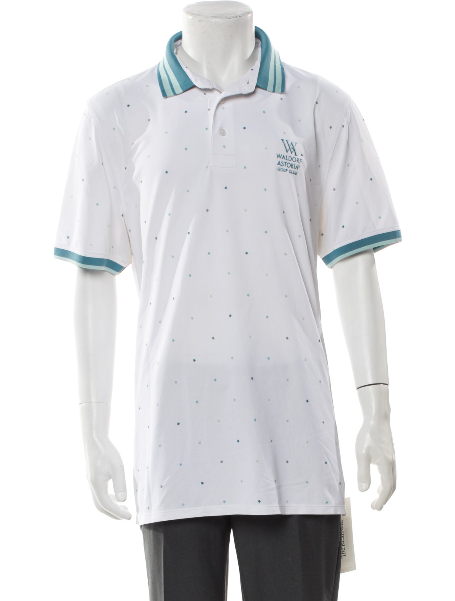 G/Fore Striped Collar Polo Shirt