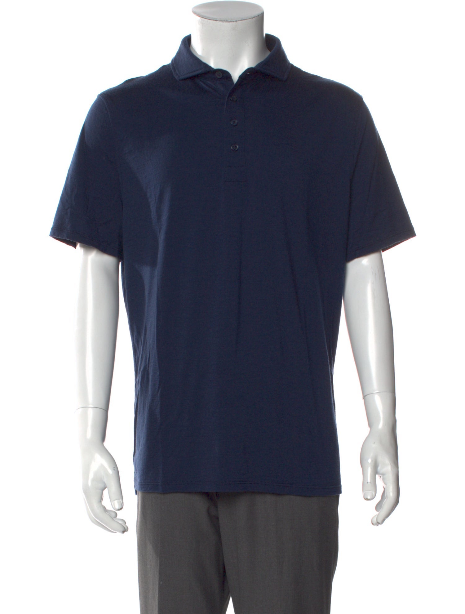 G/Fore Merino Wool Crew Neck Polo Shirt