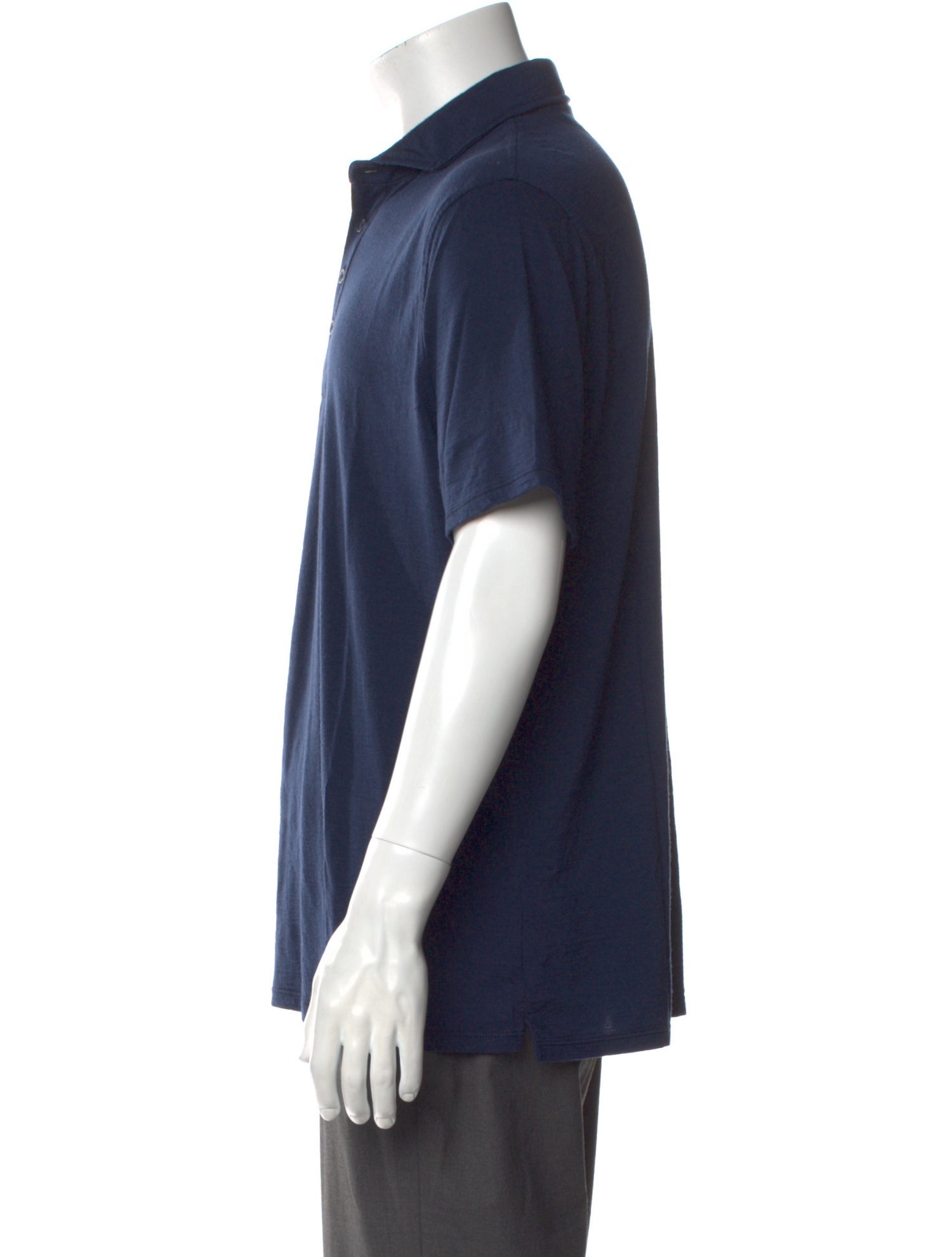 G/Fore Merino Wool Crew Neck Polo Shirt