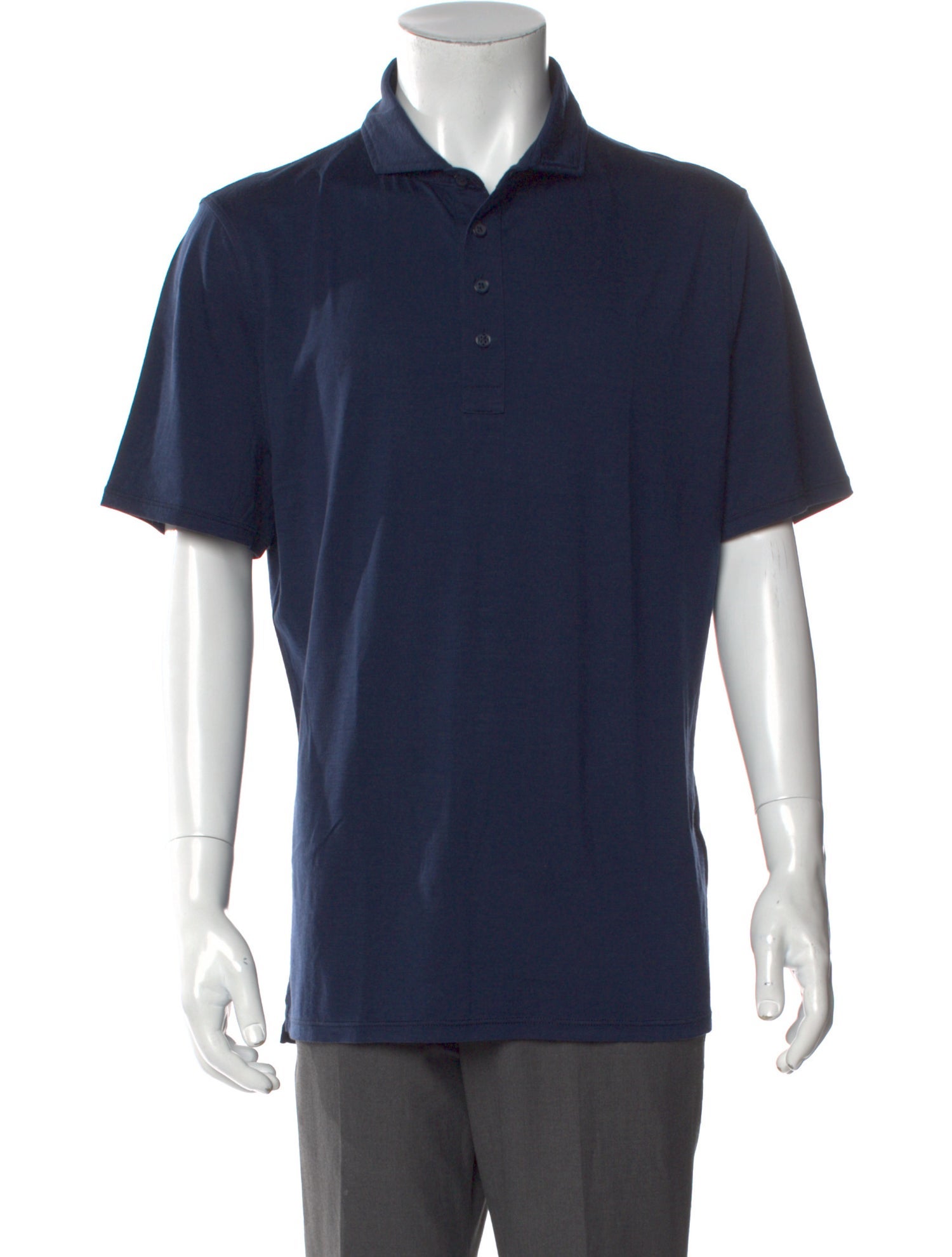 G/Fore Merino Wool Crew Neck Polo Shirt