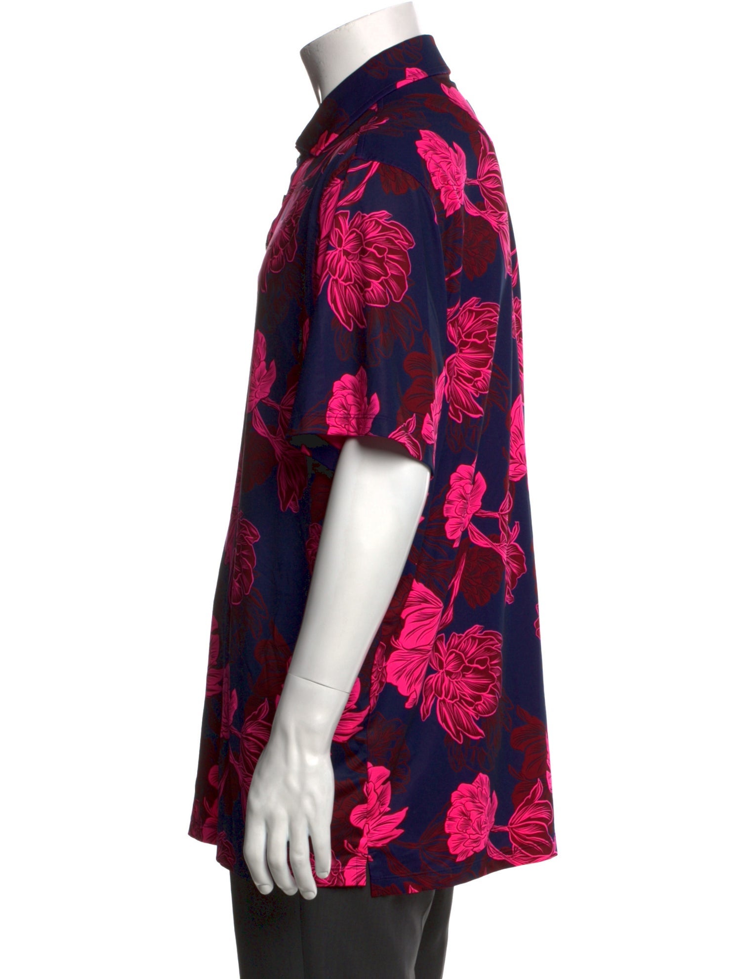 G/Fore Floral Print Collar Polo Shirt