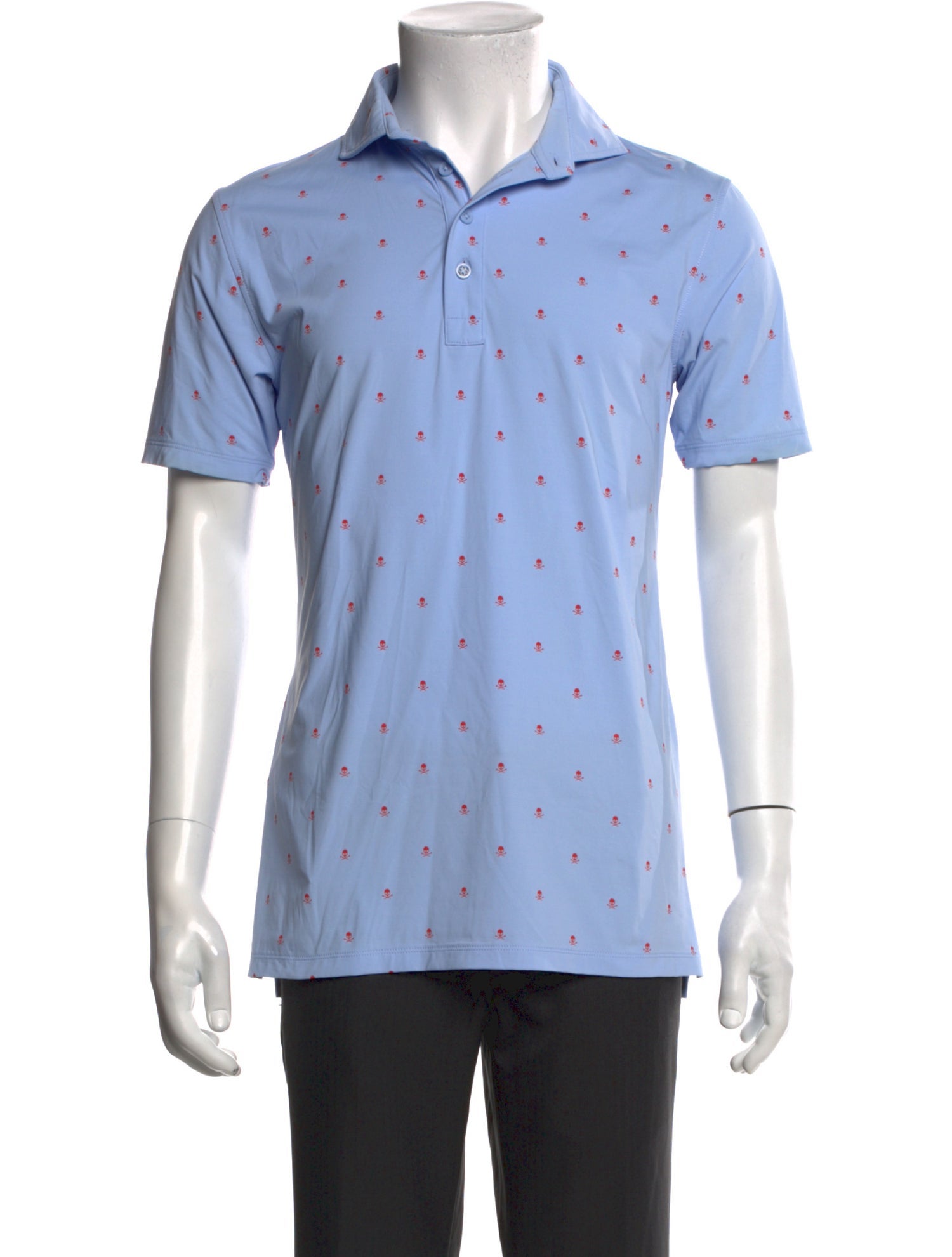 G/Fore Printed Collar Polo Shirt